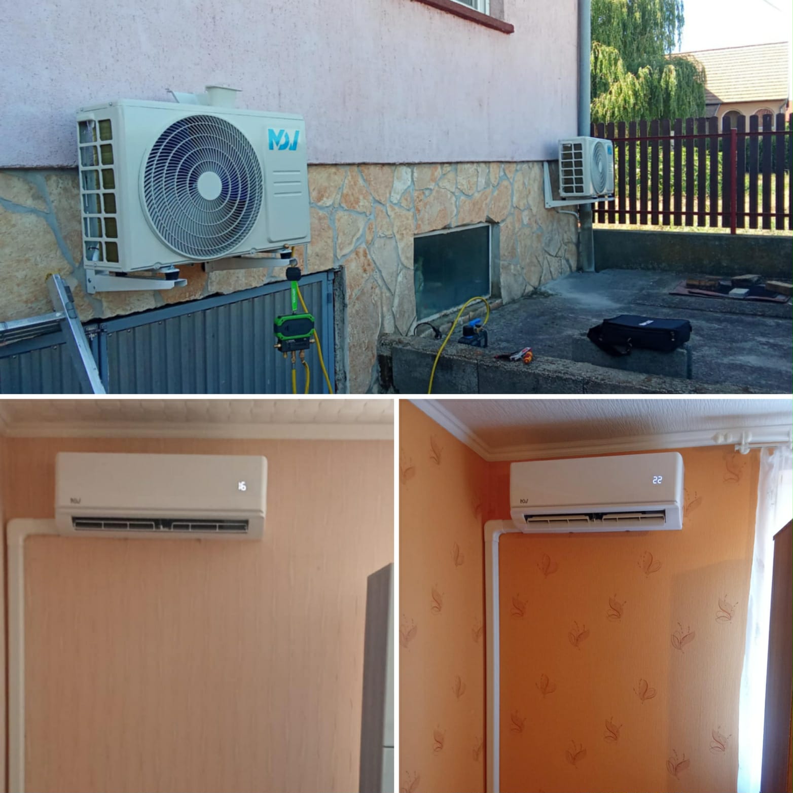 Klíma telepítés referencia 1